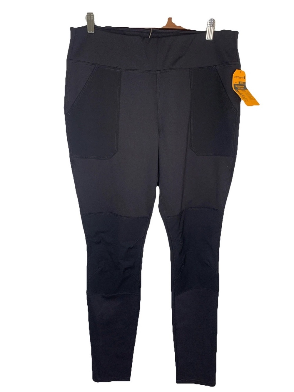 Carhartt Womens Black Force Fitted Lightweight Ankle Length Leggings Size L Tall - Picture 3 of 9